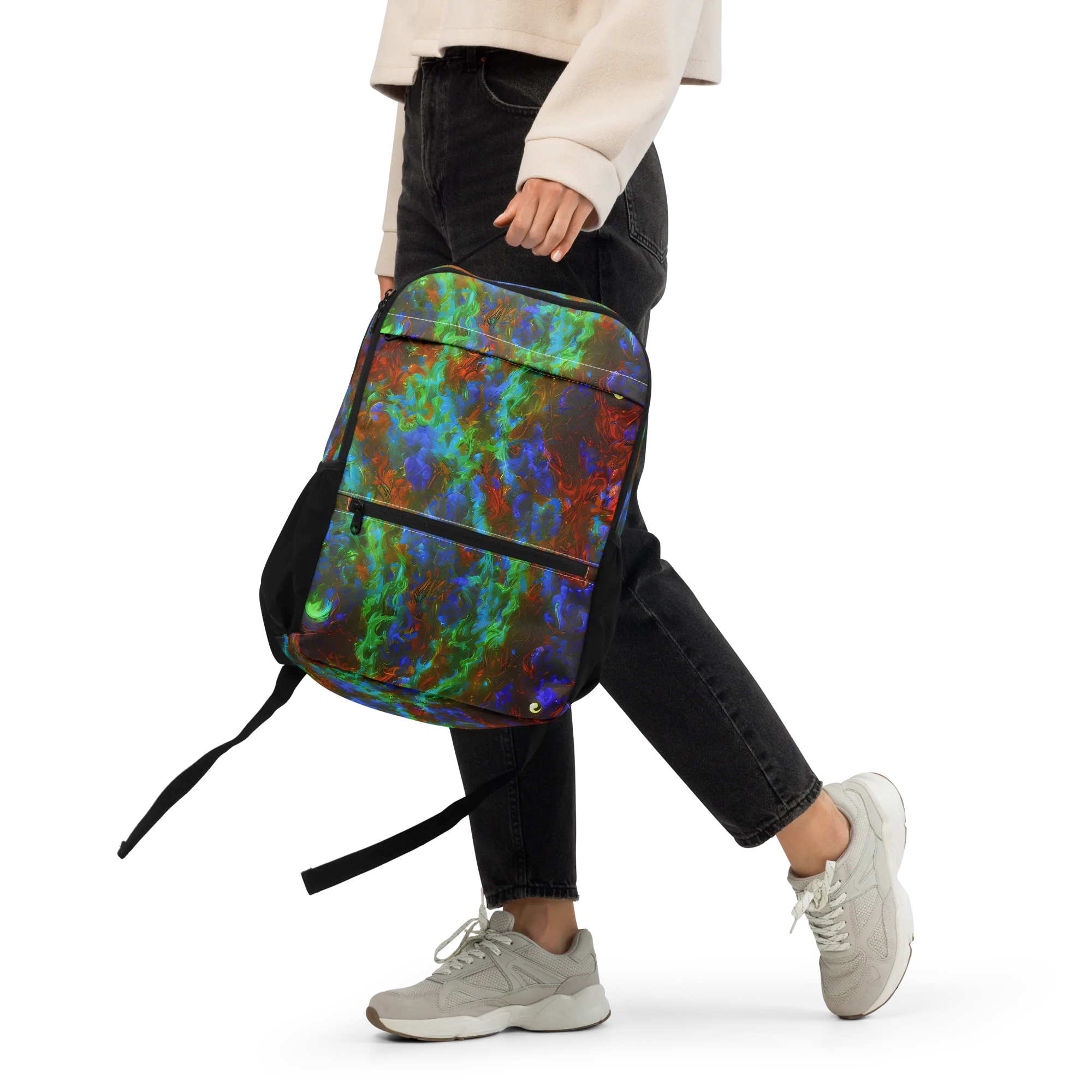 Prismatic Flame on Utility Backpack — Front