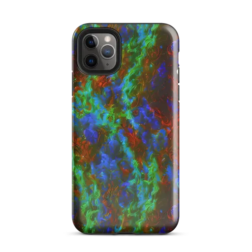 Prismatic Flame on a Tough Case for iPhone®