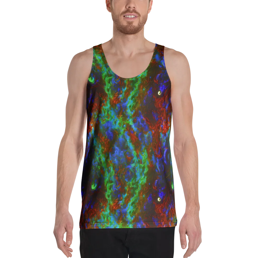 Prismatic Flame on Men's Tank Top — Front
