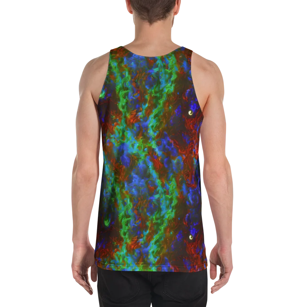 Prismatic Flame on Men's Tank Top — Back
