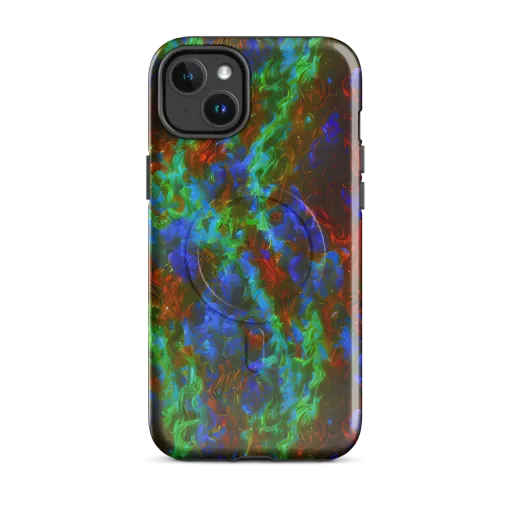 Prismatic Flame on a MagSafe Tough Case for iPhone®