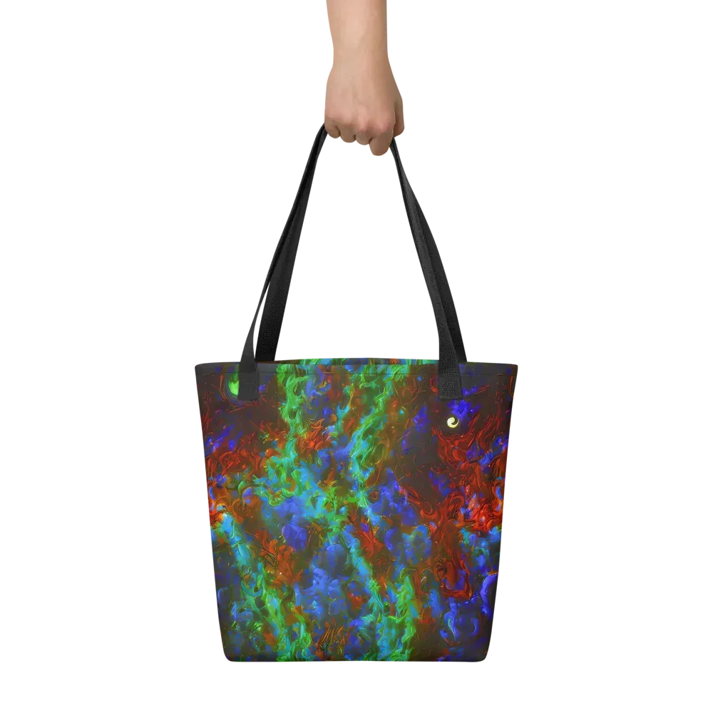 Prismatic Flame on Tote Bag — Front