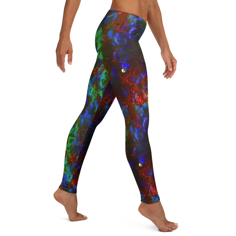 Prismatic Flame on Leggings — Right