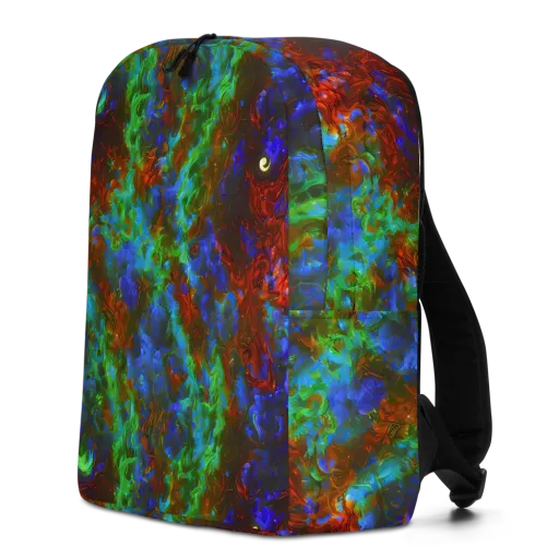 Prismatic Flame on a Minimalist Backpack