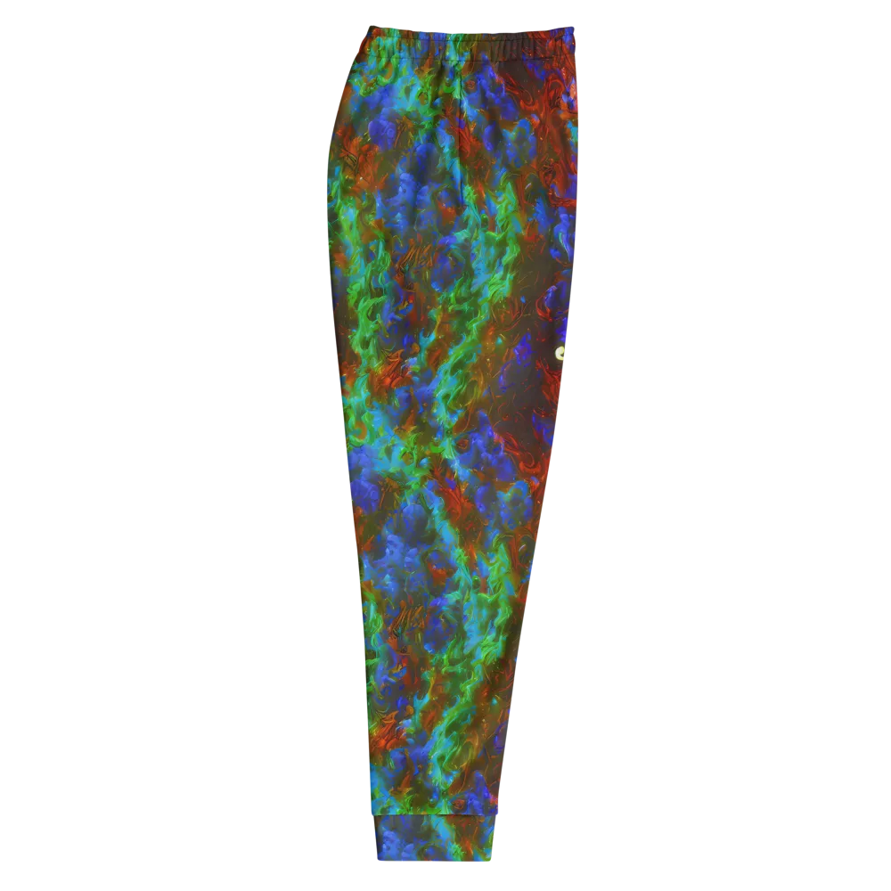 Prismatic Flame on Men's Joggers — Right