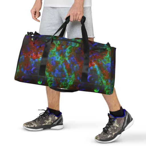Prismatic Flame on a Duffle Bag