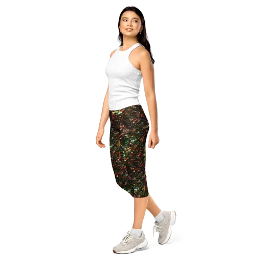Emerald Afterdark on a Capri Leggings