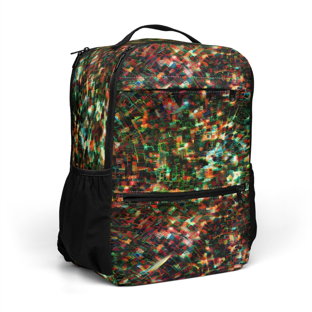 Emerald Afterdark on Utility Backpack — Right Front