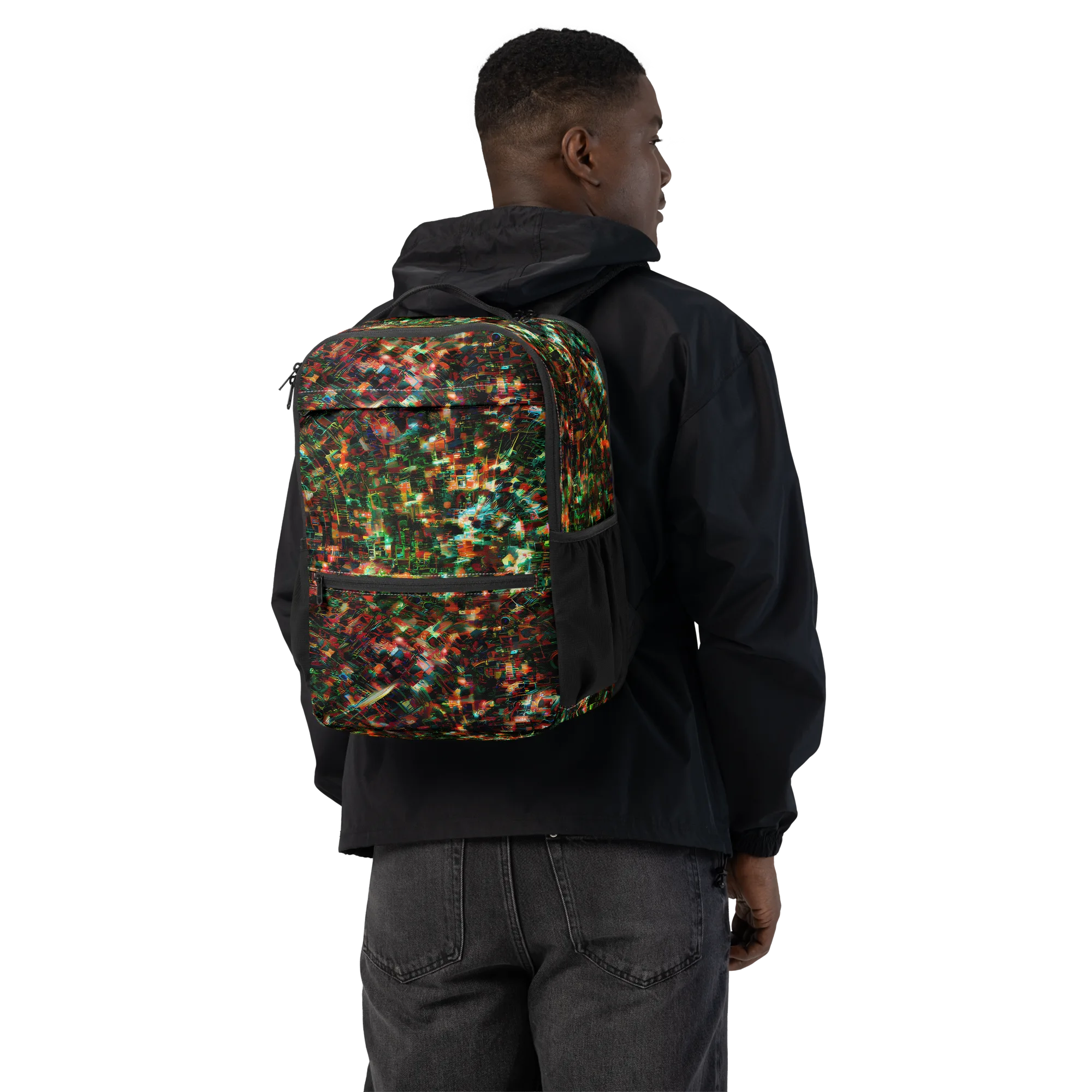 Emerald Afterdark on Utility Backpack — Back