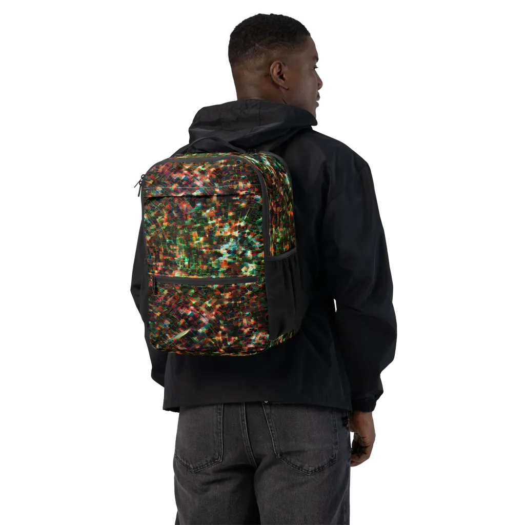 Emerald Afterdark on Utility Backpack — Back