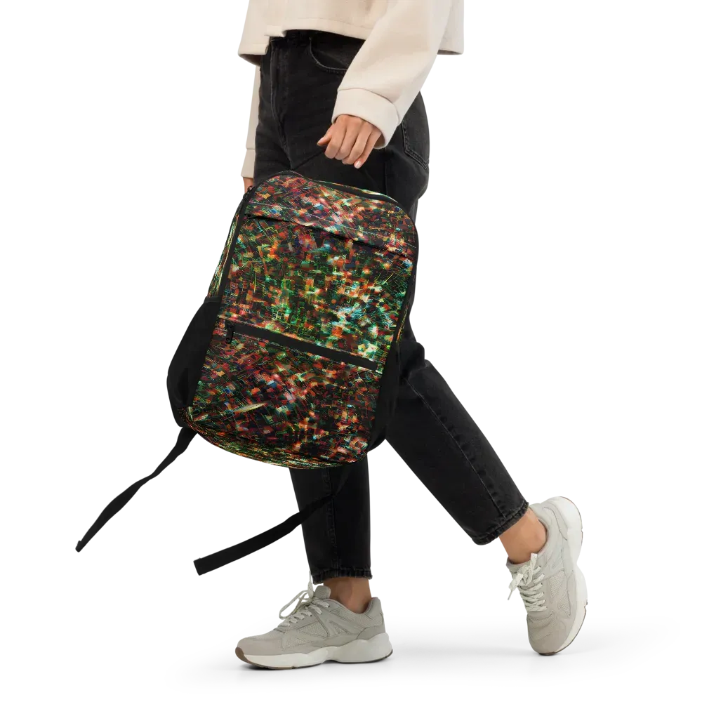 Emerald Afterdark on Utility Backpack — Front