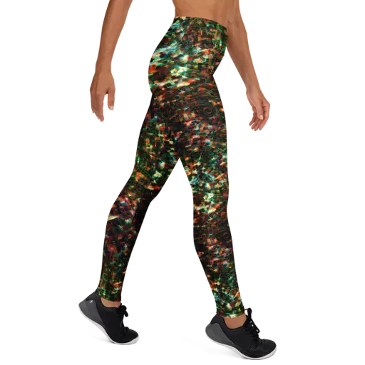 Emerald Afterdark on a Yoga Leggings