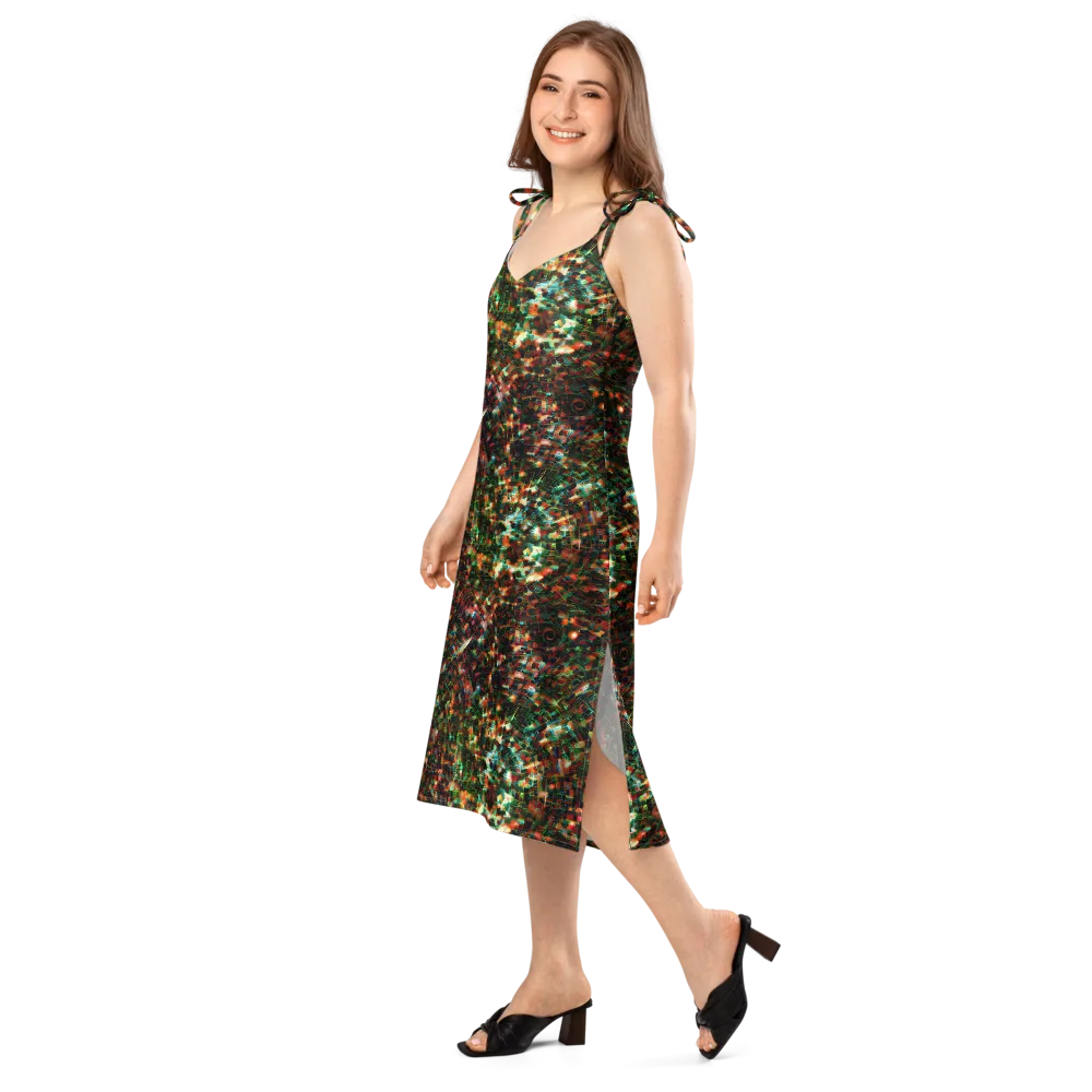 Emerald Afterdark on Slip Dress — Left Front