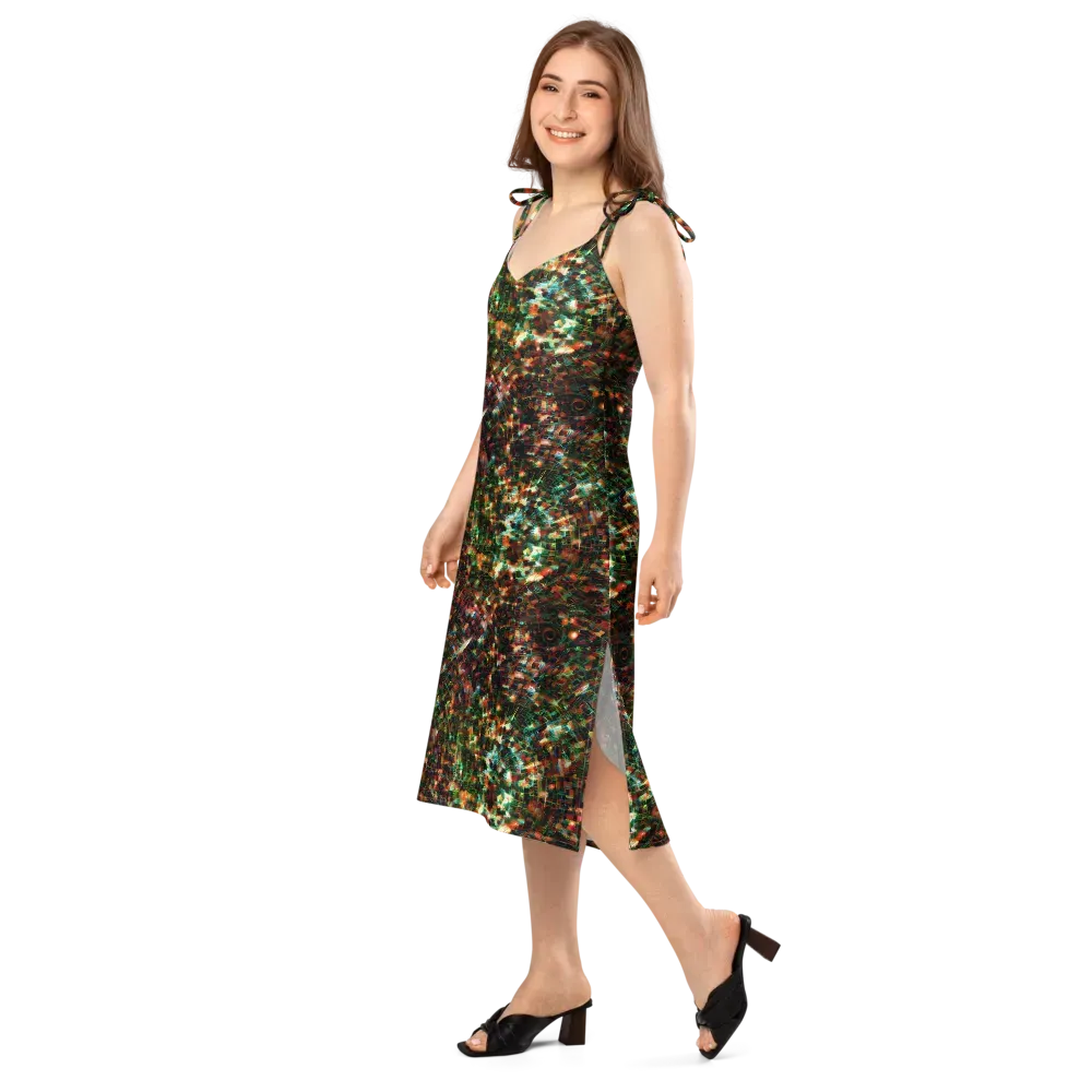 Emerald Afterdark on Slip Dress — Left Front