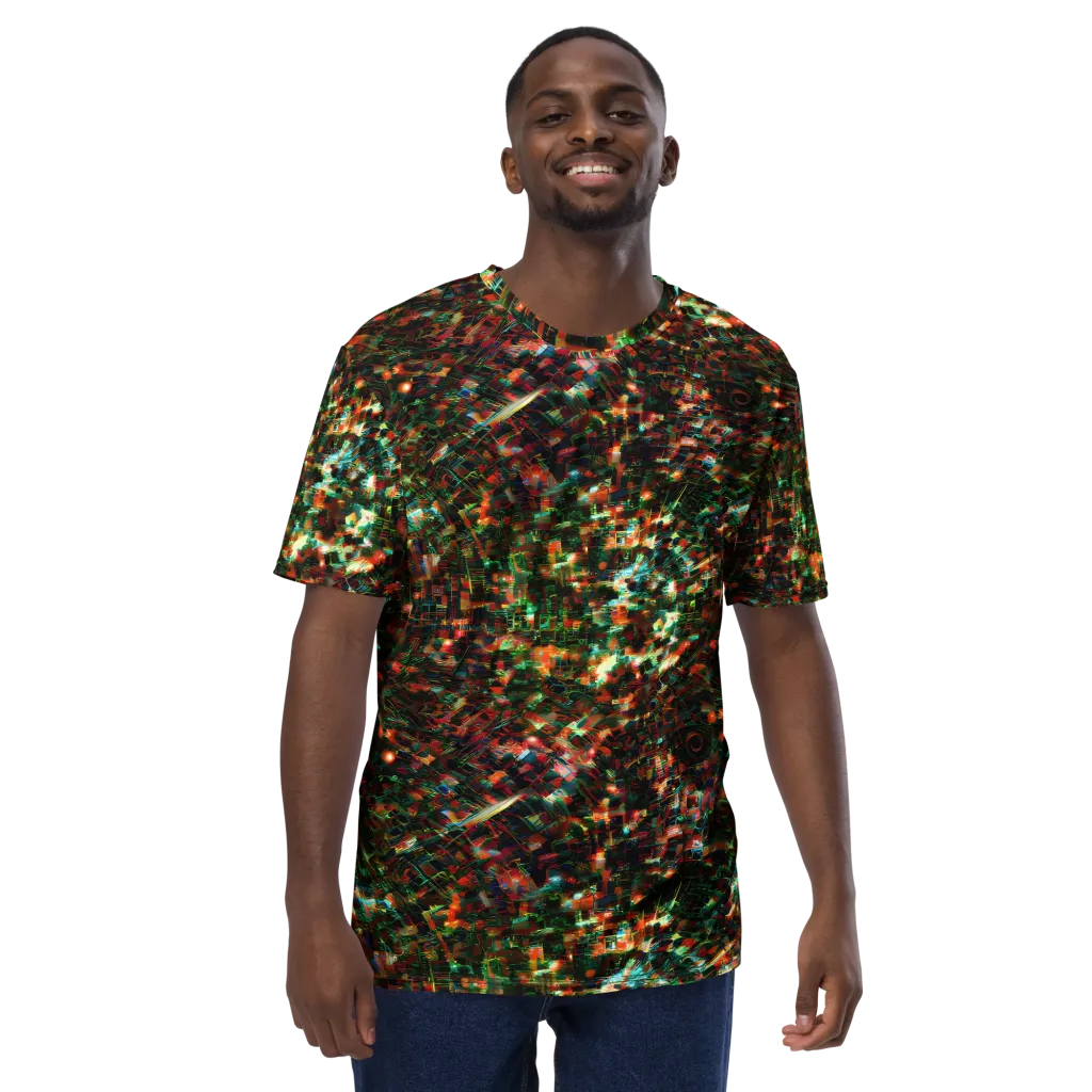 Emerald Afterdark on Men's Crew Neck T-Shirt — Front