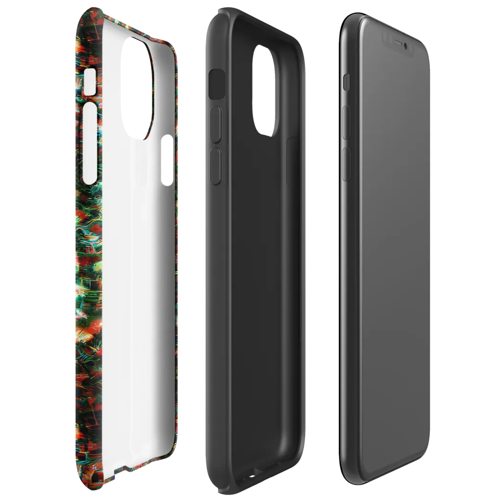 Emerald Afterdark on Tough Case for iPhone® — Right