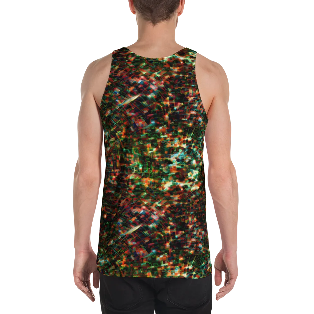 Emerald Afterdark on Men's Tank Top — Back