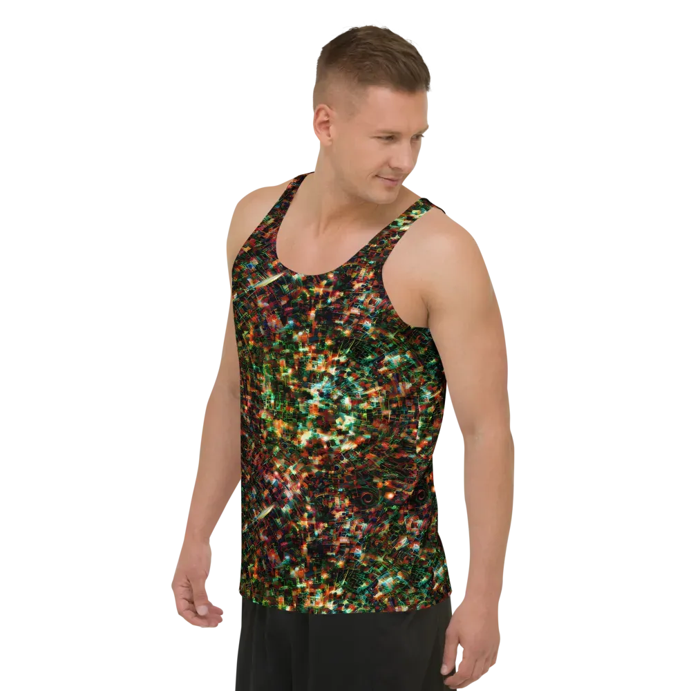 Emerald Afterdark on Men's Tank Top — Left Front