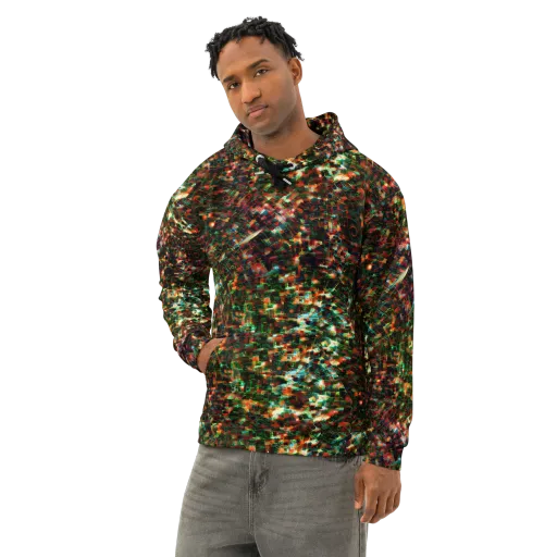 Emerald Afterdark on a Cotton Hoodie