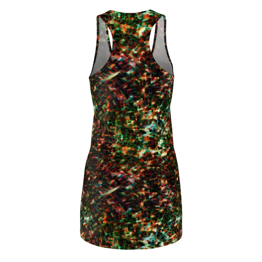 Emerald Afterdark on Racerback Dress — Back