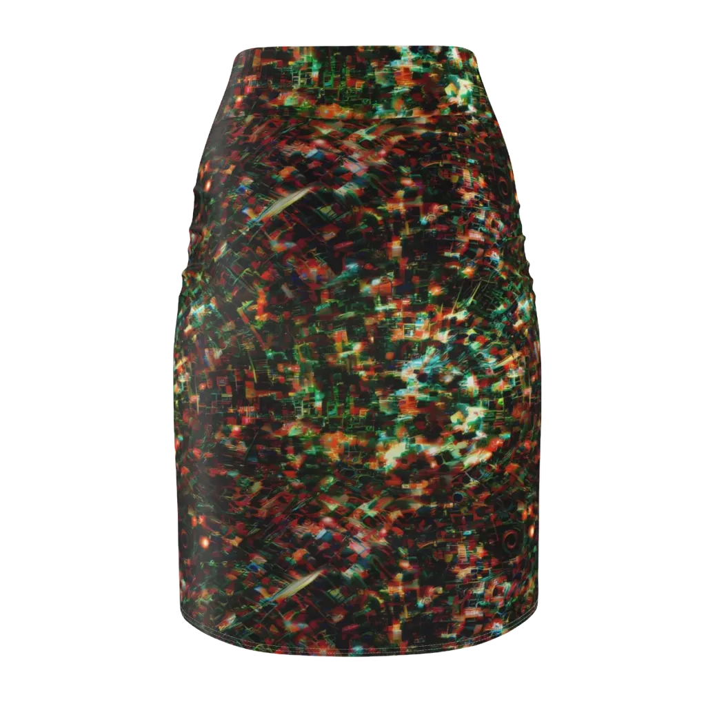 Emerald Afterdark on Pencil Skirt — Back