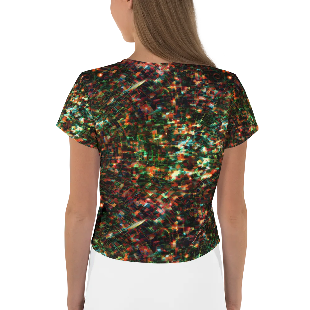Emerald Afterdark on Crop Tee — Back