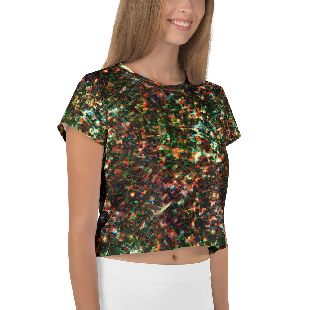 Emerald Afterdark on Crop Tee — Right