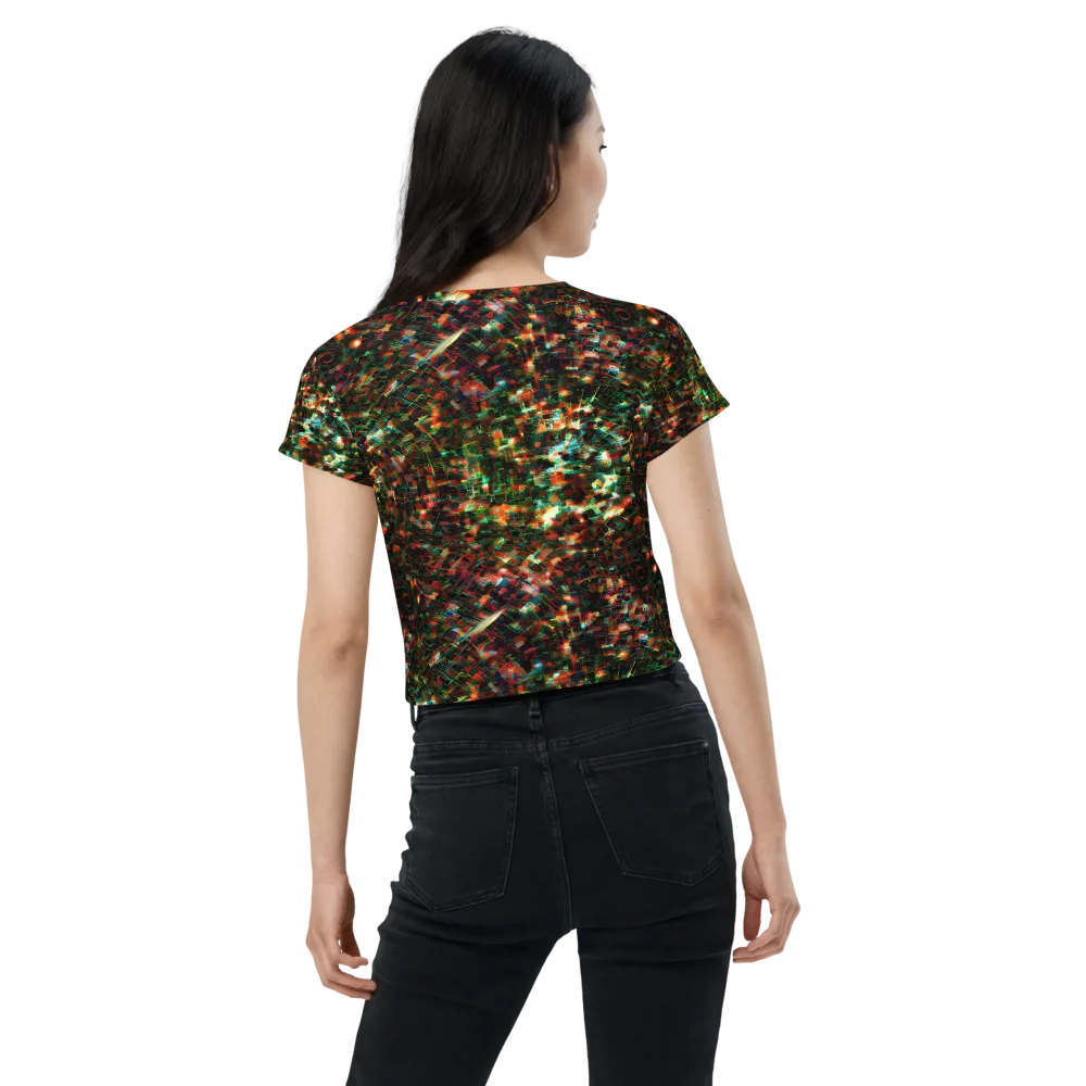 Emerald Afterdark on Crop Tee — Back