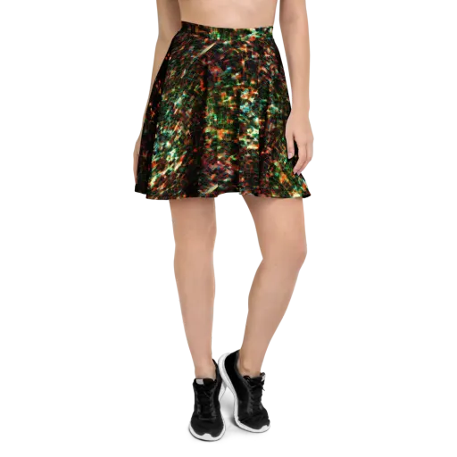 Emerald Afterdark on a Skater Skirt
