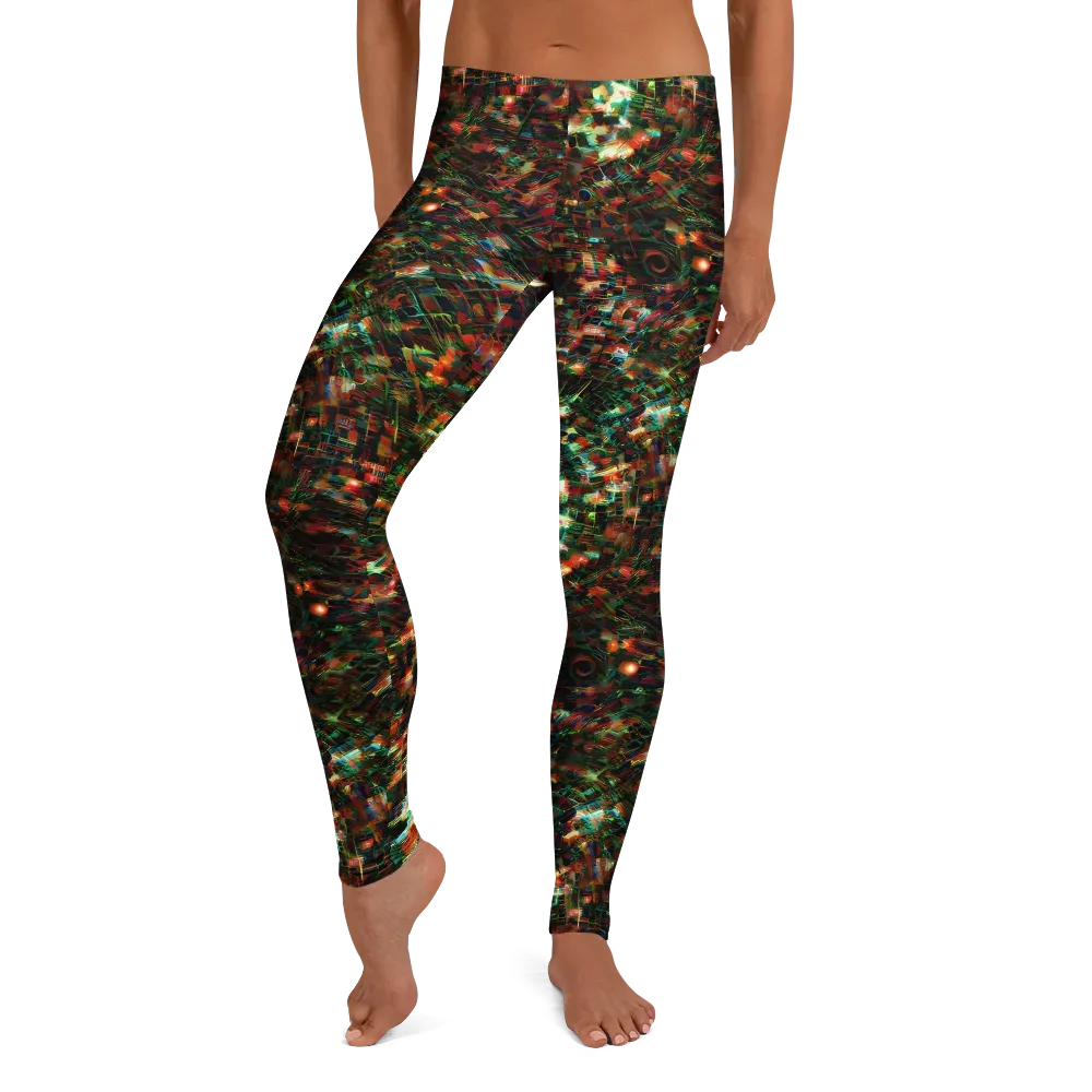Emerald Afterdark on Leggings — Front