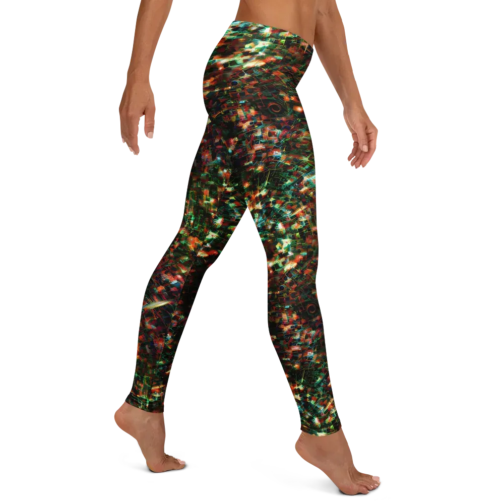 Emerald Afterdark on Leggings — Right