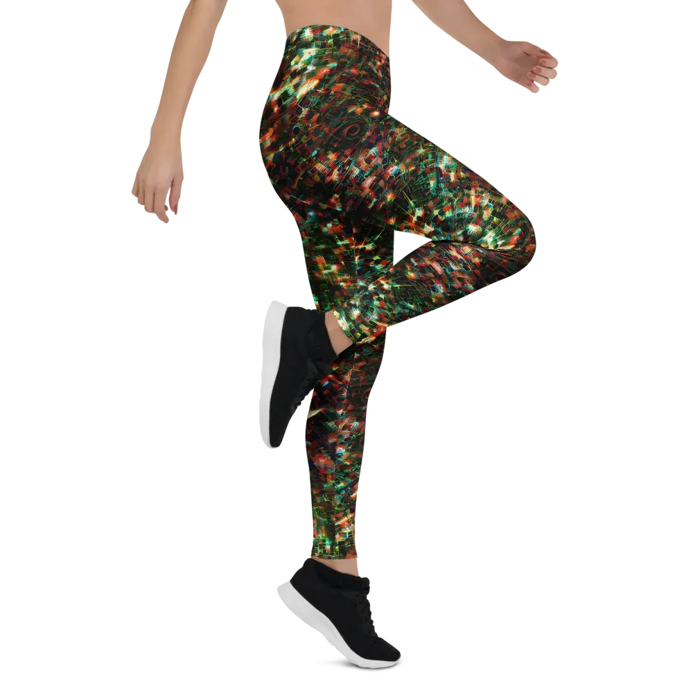 Emerald Afterdark on Leggings — Right