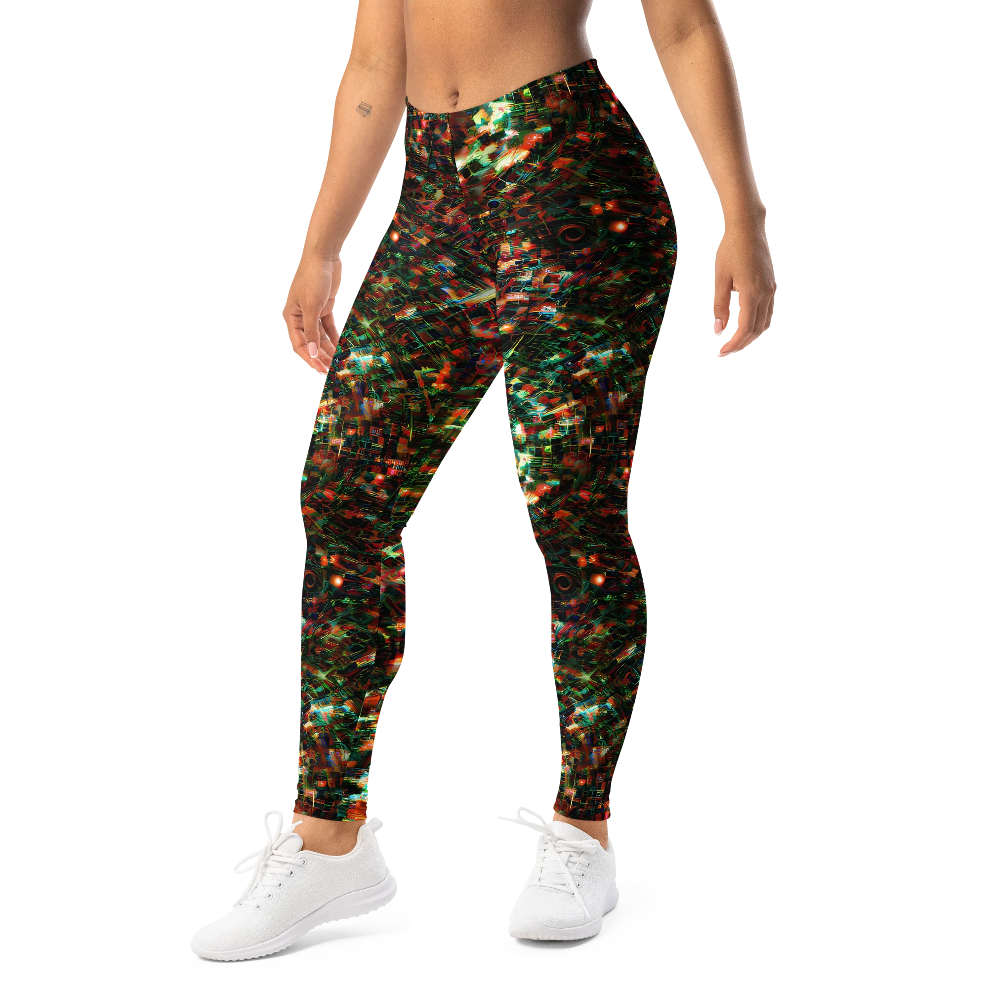 Emerald Afterdark on Leggings — Left Front