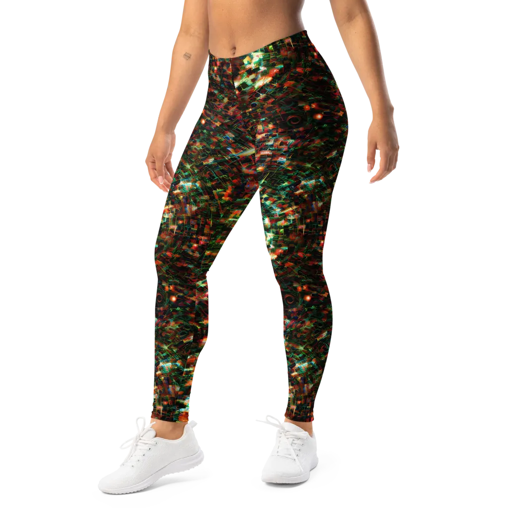 Emerald Afterdark on Leggings — Left Front
