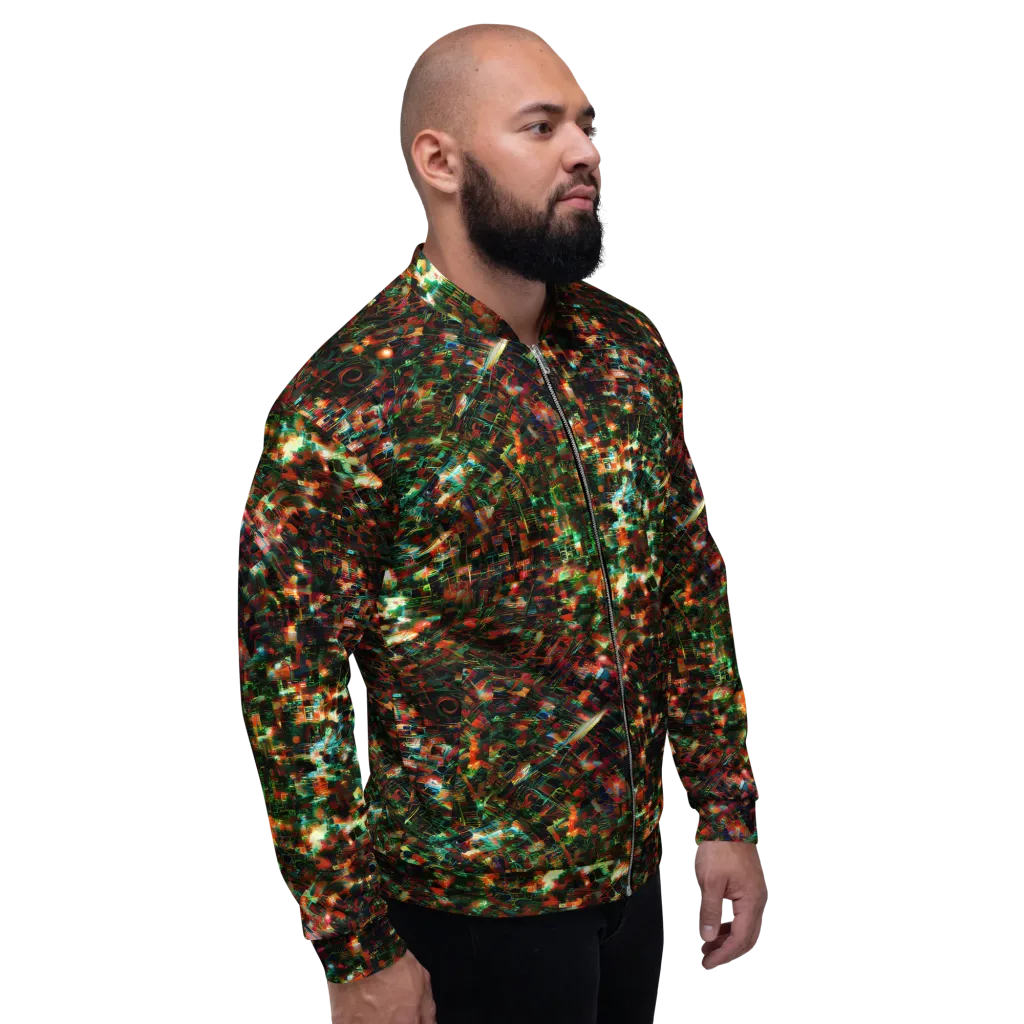 Emerald Afterdark on Bomber Jacket — Right