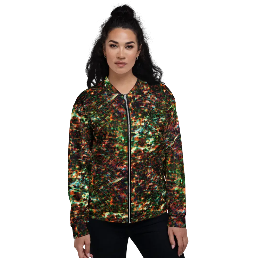 Emerald Afterdark on Bomber Jacket — Front