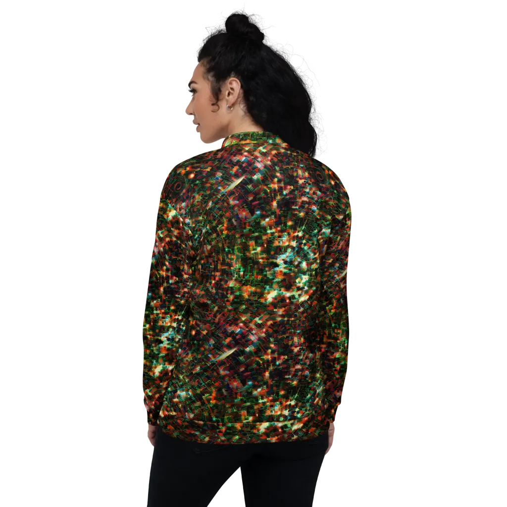Emerald Afterdark on Bomber Jacket — Back