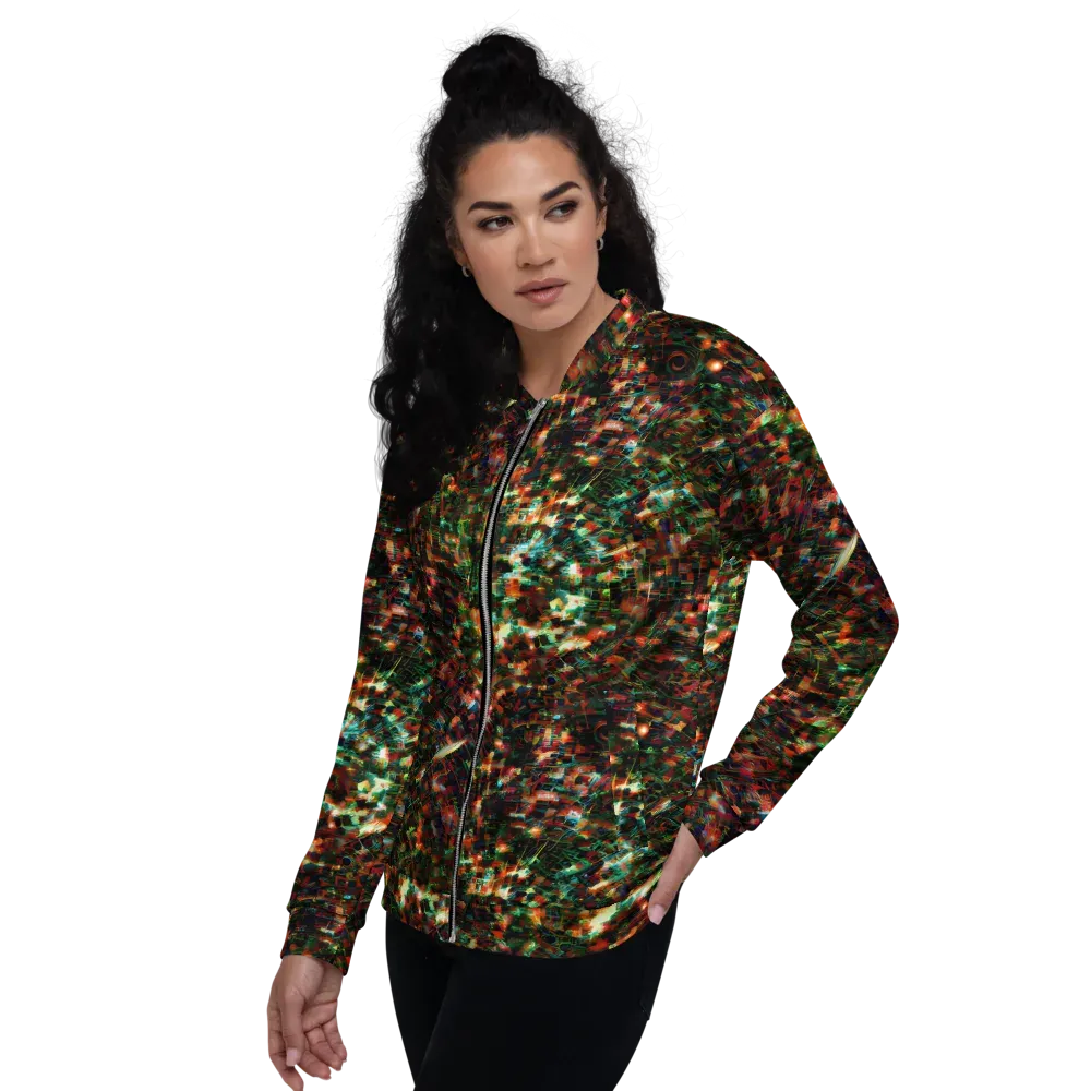 Emerald Afterdark on Bomber Jacket — Left