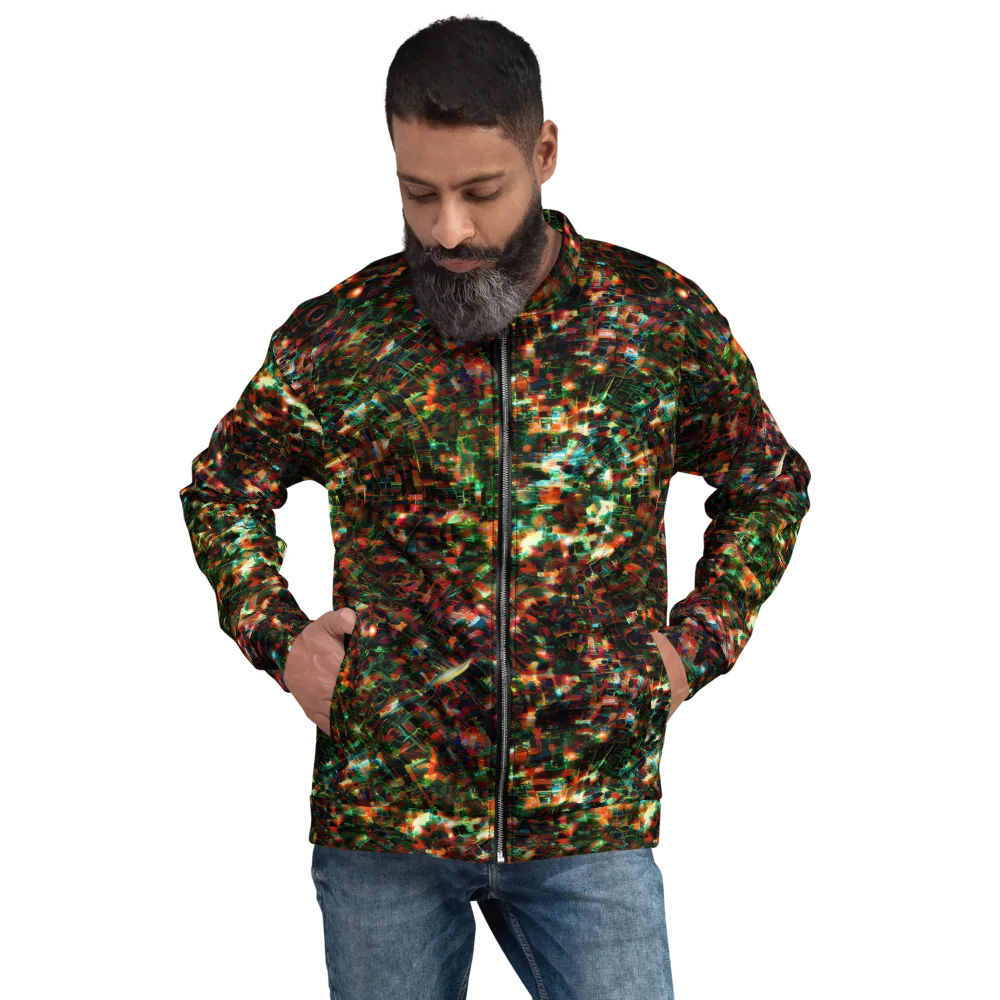 Emerald Afterdark on Bomber Jacket — Front