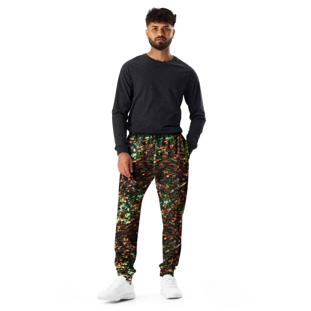 Emerald Afterdark on Men's Joggers — Front