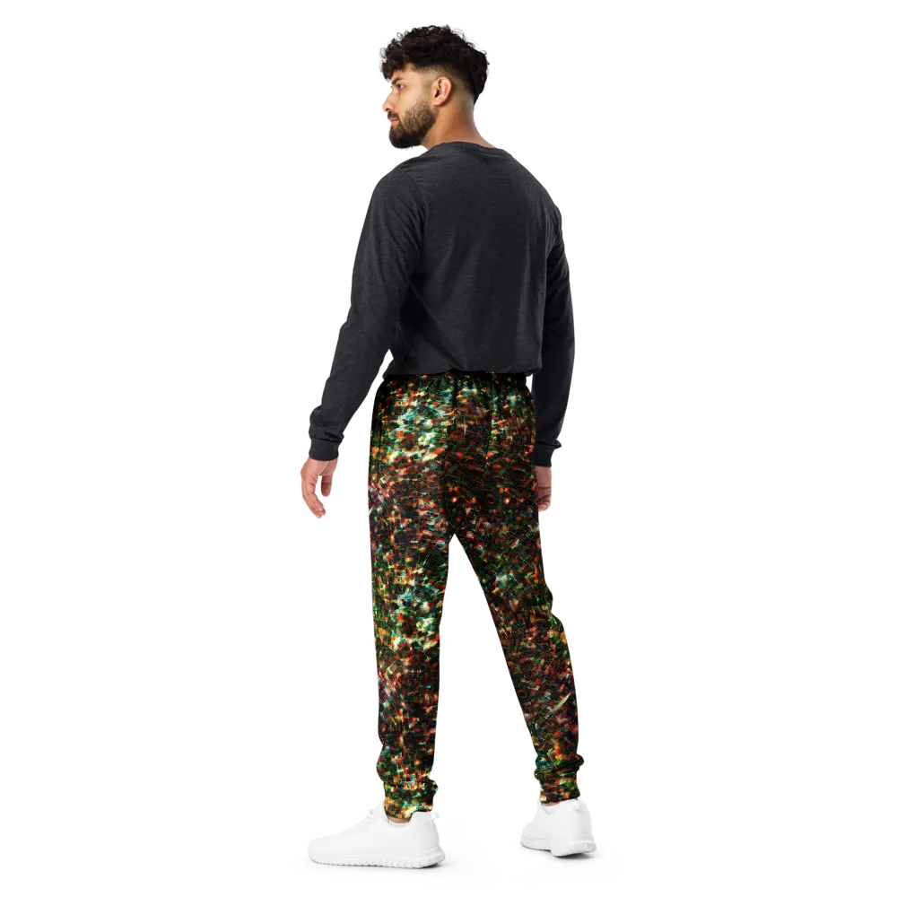 Emerald Afterdark on Men's Joggers — Back