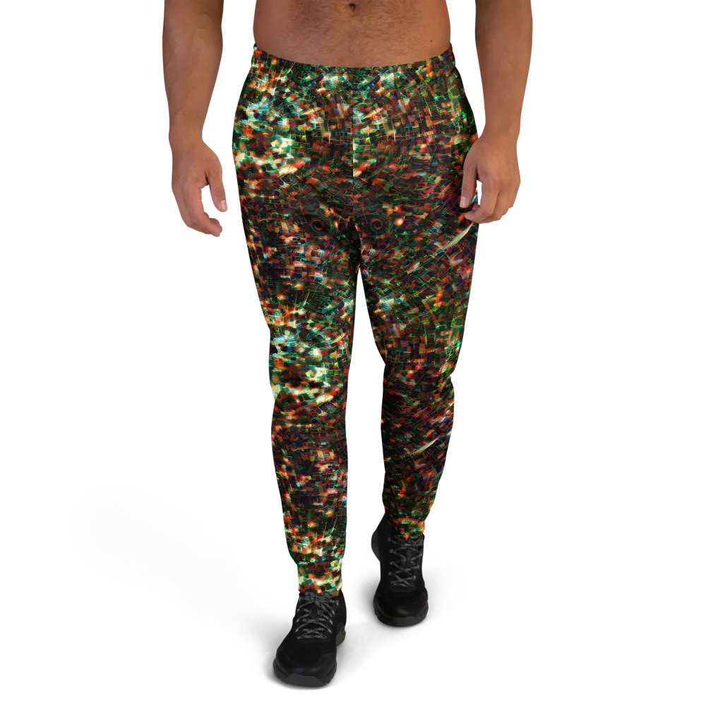 Emerald Afterdark on Men's Joggers — Front
