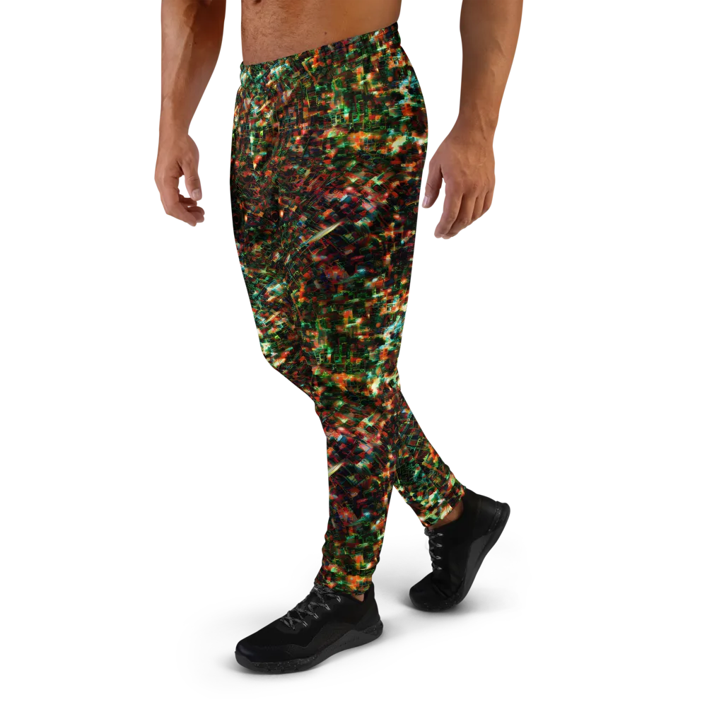 Emerald Afterdark on Men's Joggers — Left