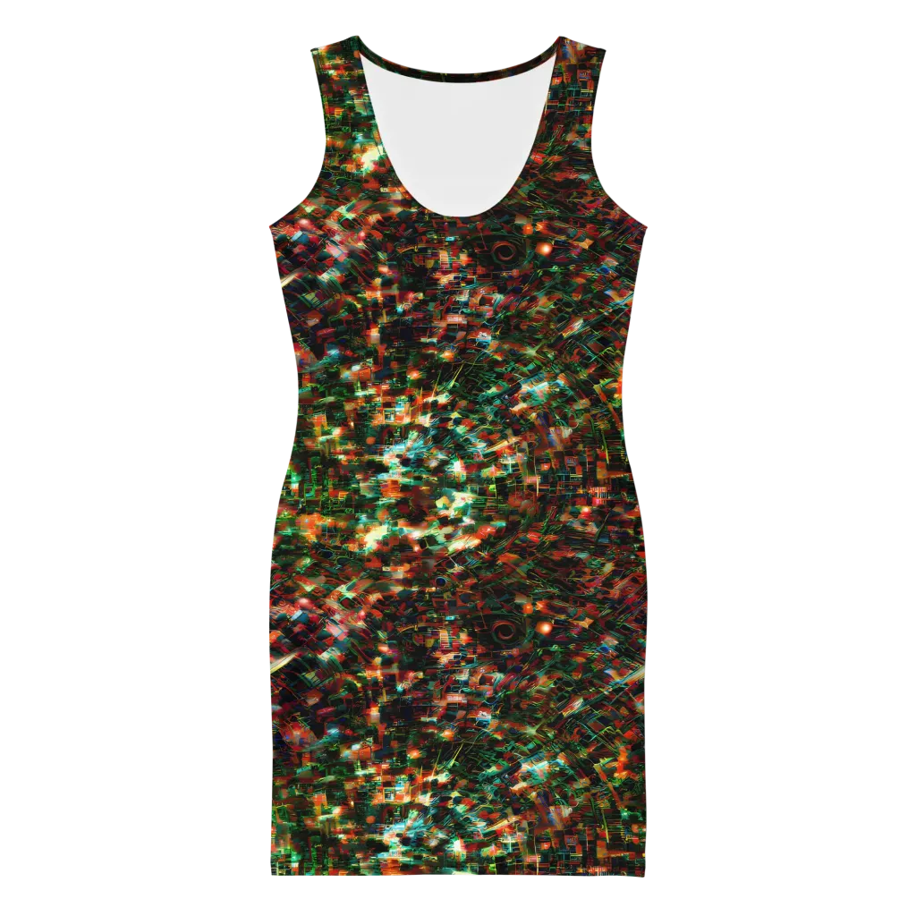 Emerald Afterdark on Bodycon Dress — Front