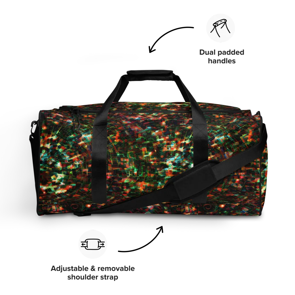 Emerald Afterdark on Duffle Bag — Front