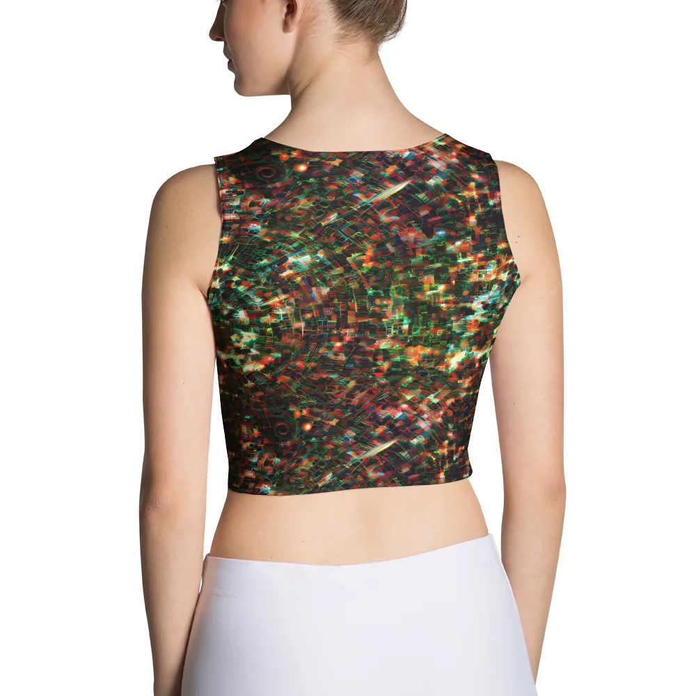 Emerald Afterdark on Crop Top — Back