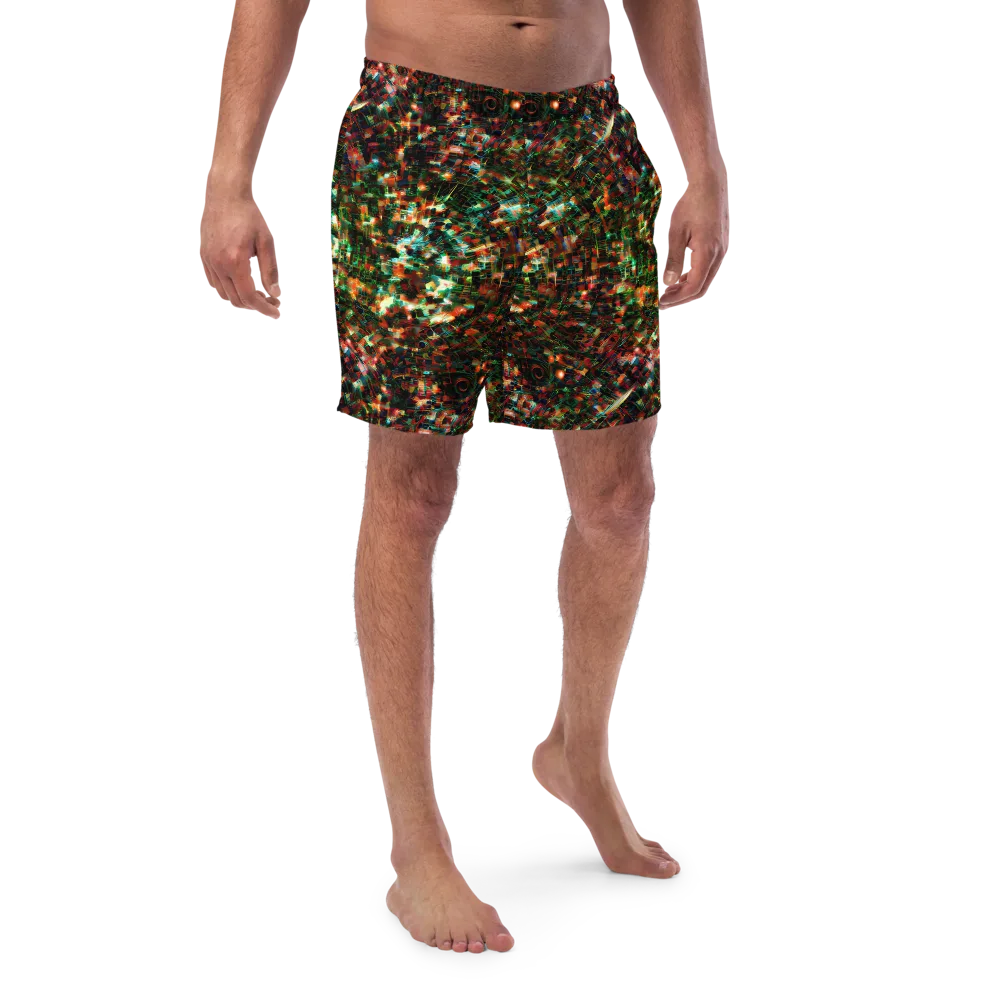 Emerald Afterdark on Swim Trunks — Front