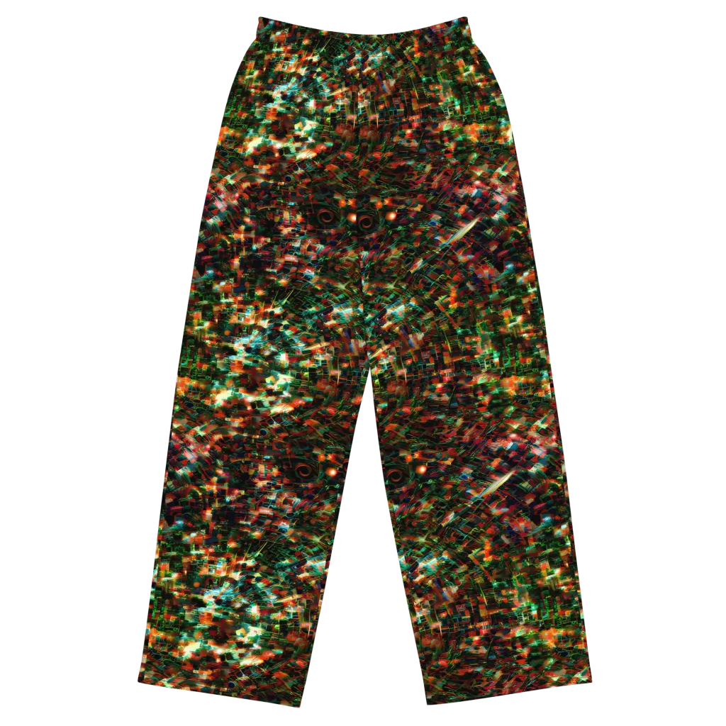 Emerald Afterdark on Wide-Leg Pants — Front