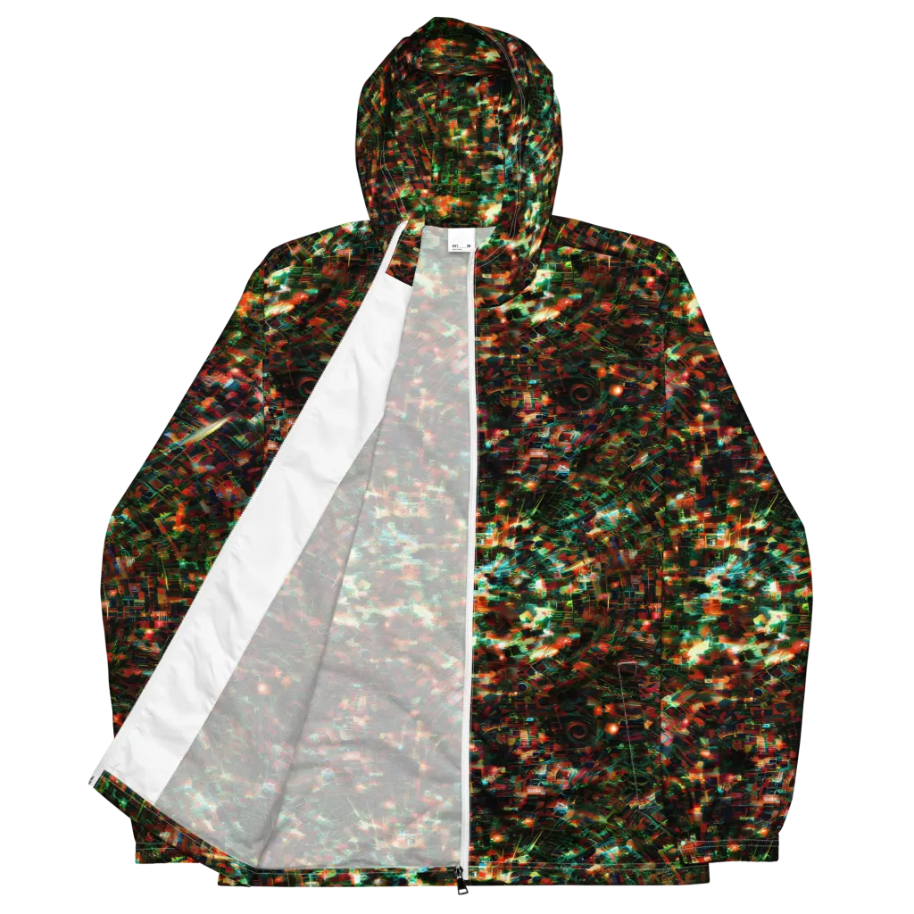 Emerald Afterdark on Men's Windbreaker — Front