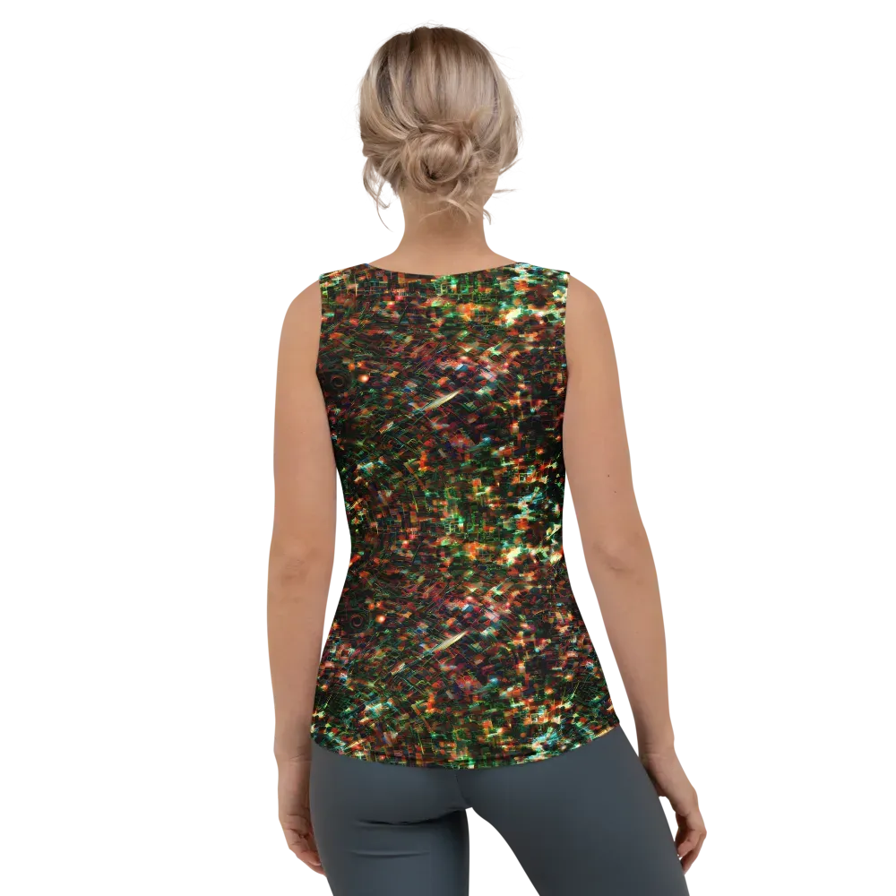 Emerald Afterdark on Women's Tank Top — Back